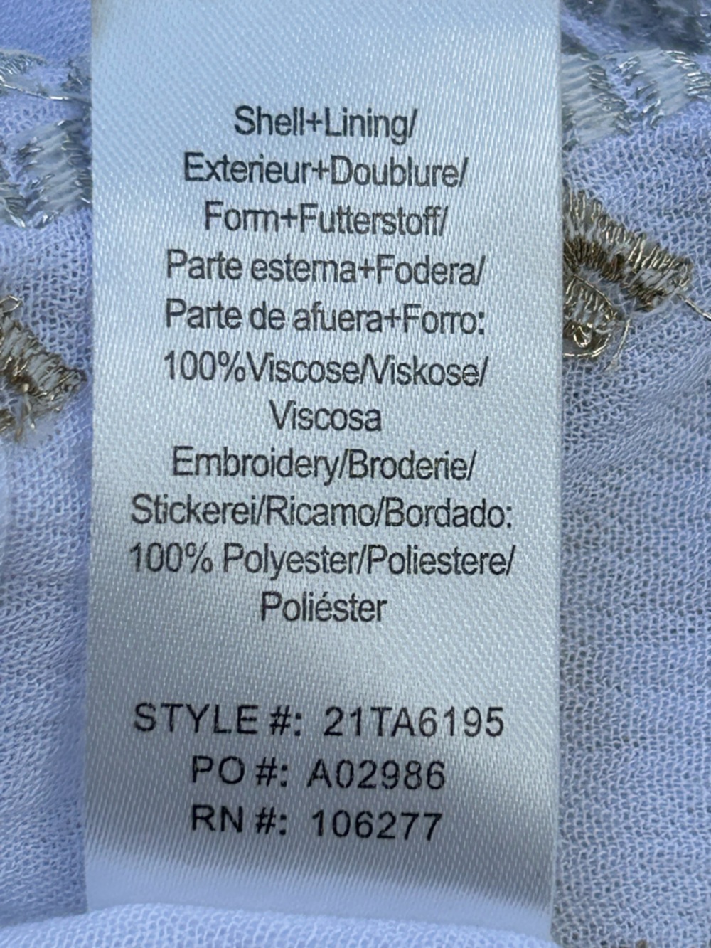 Hale Bob Lole White Embroidered Maxi Dress - Picture 6 of 16